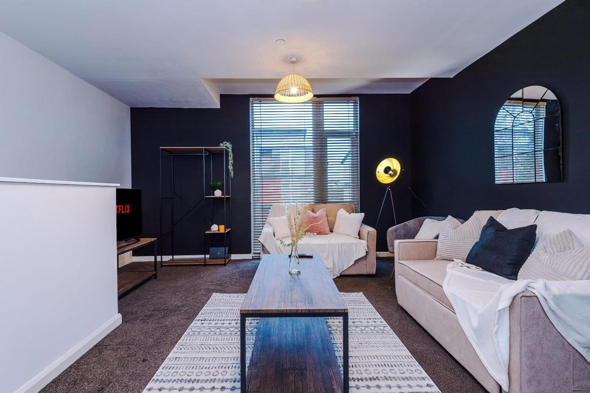 Rest&Recharge At A Spacious Townhouse By The Etihad Villa Manchester Ngoại thất bức ảnh